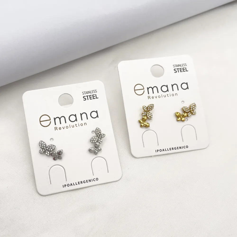 farfalla -Orecchini in Acciaio - OR-795-19773
