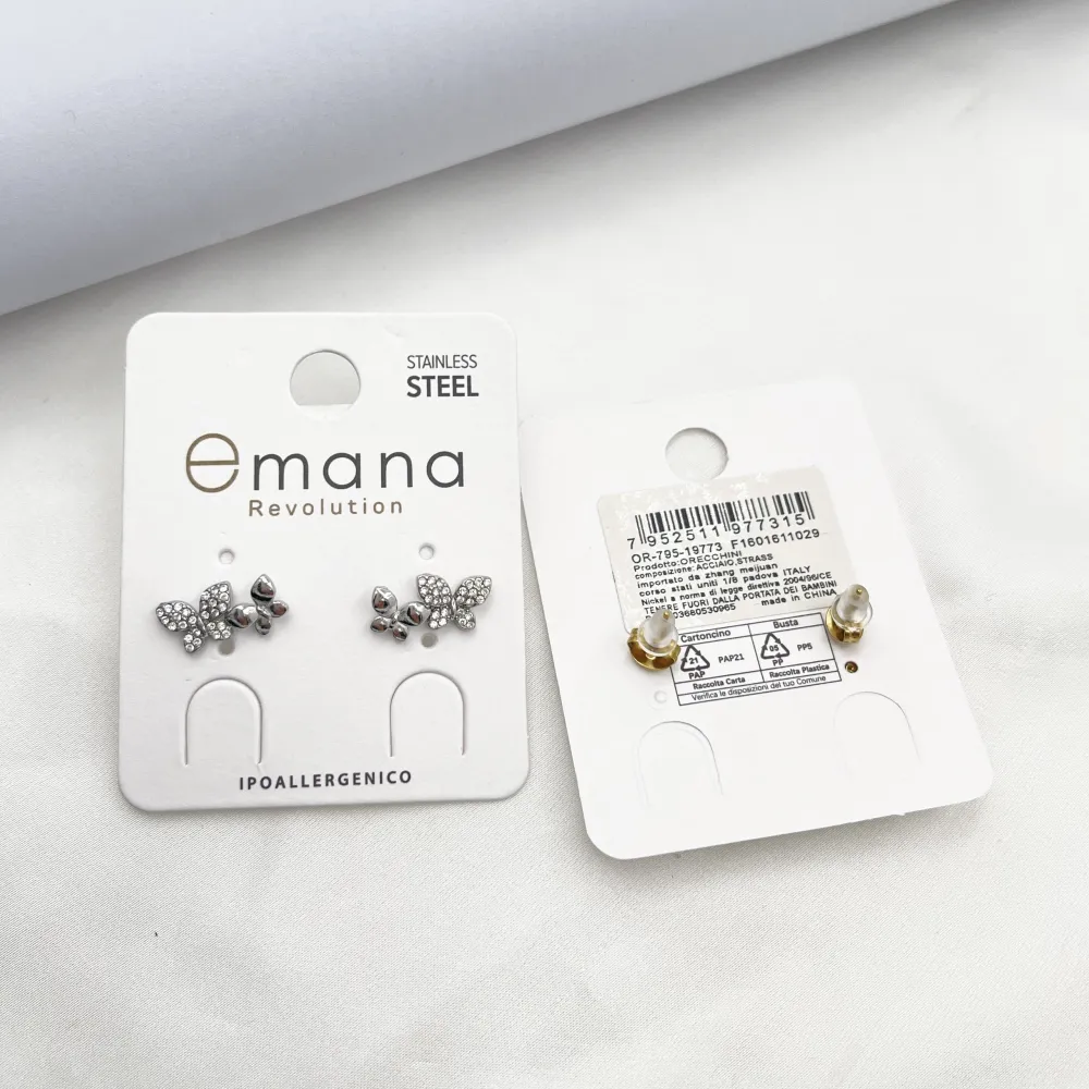 farfalla -Orecchini in Acciaio - OR-795-19773