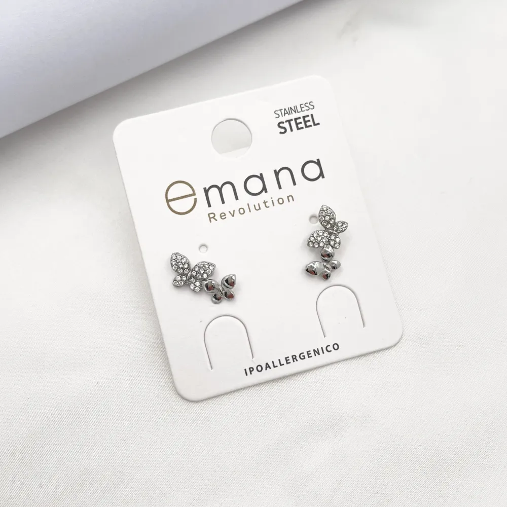 farfalla -Orecchini in Acciaio - OR-795-19773