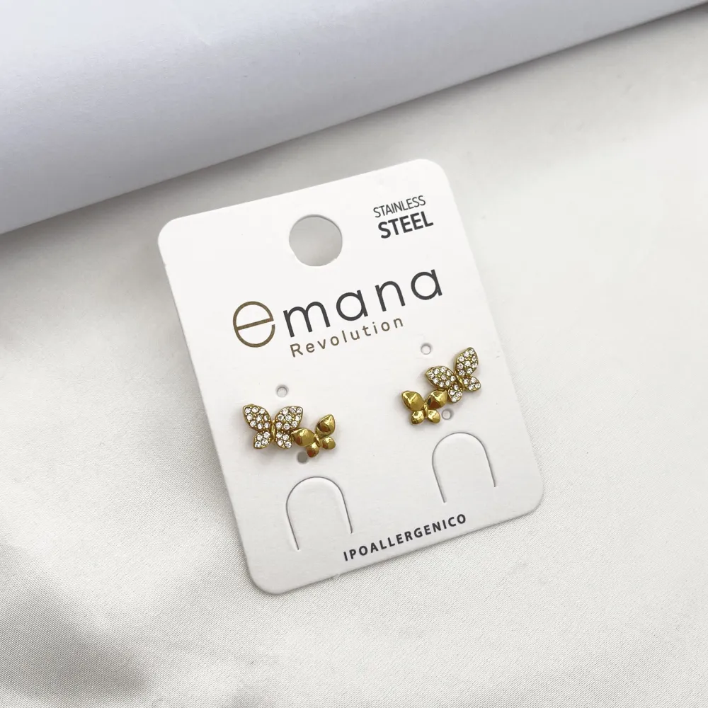 farfalla -Orecchini in Acciaio - OR-795-19773