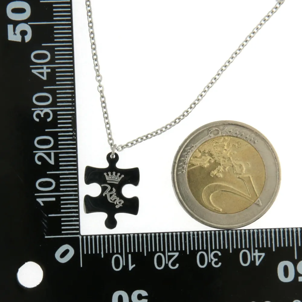CAC6864-Puzzle King - Collana Girocollo in Acciaio_2