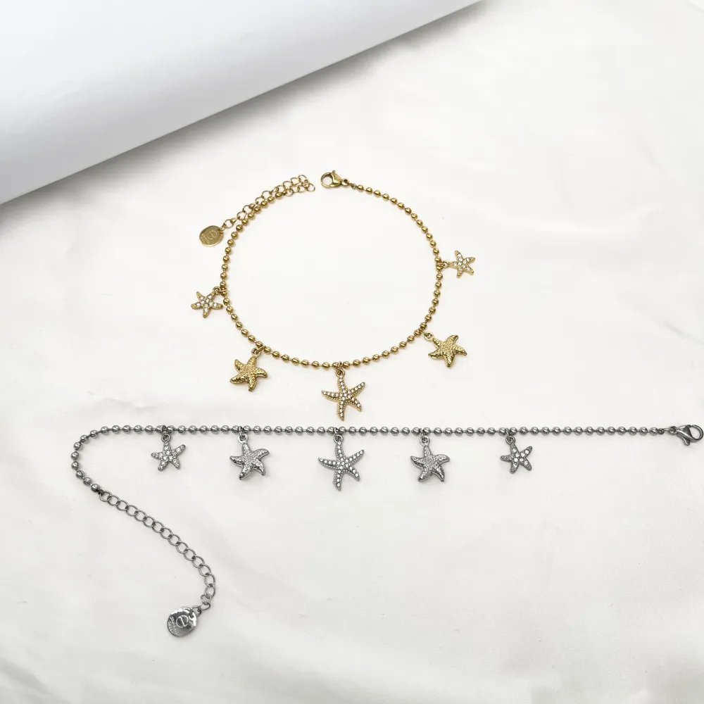 Stella marina- Multi Pendenti Caviglie in Acciaio - CV-103-AA5528B