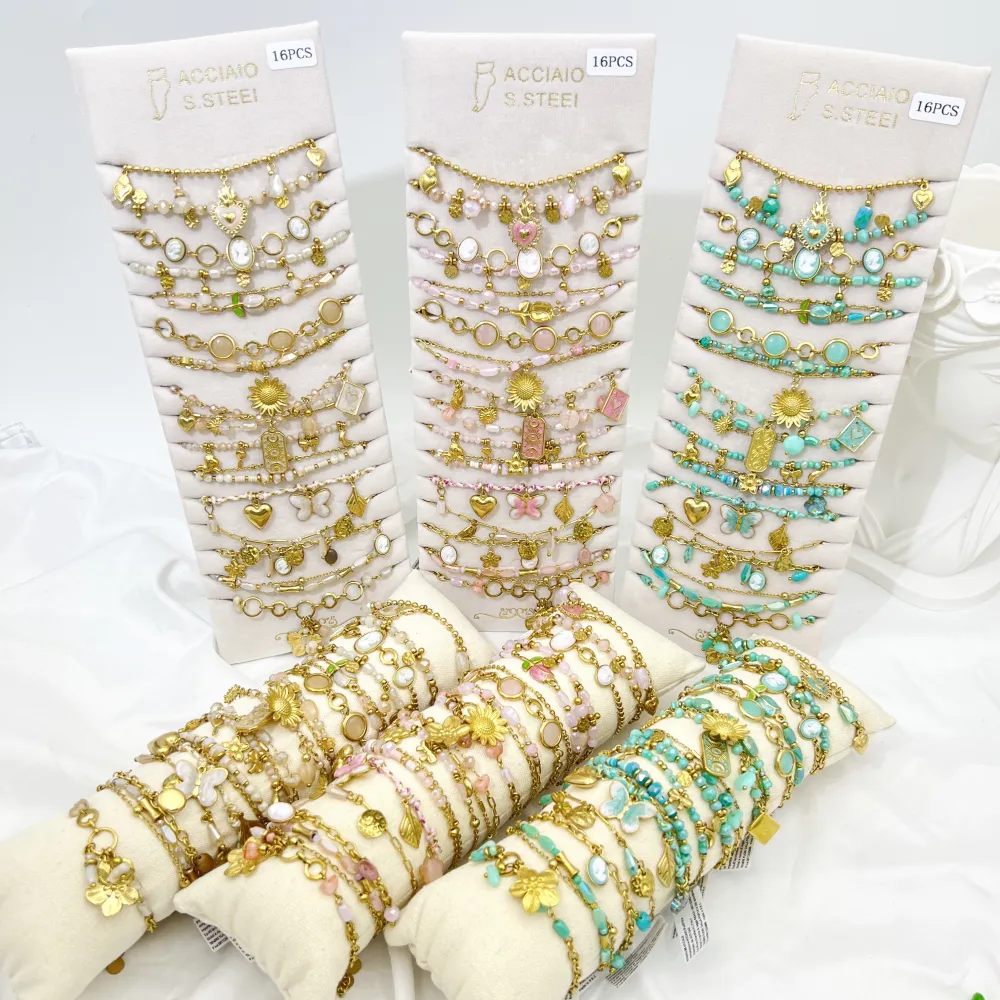 Mix Catene-16Pz Cavigliere in Acciaio - CA-732-581