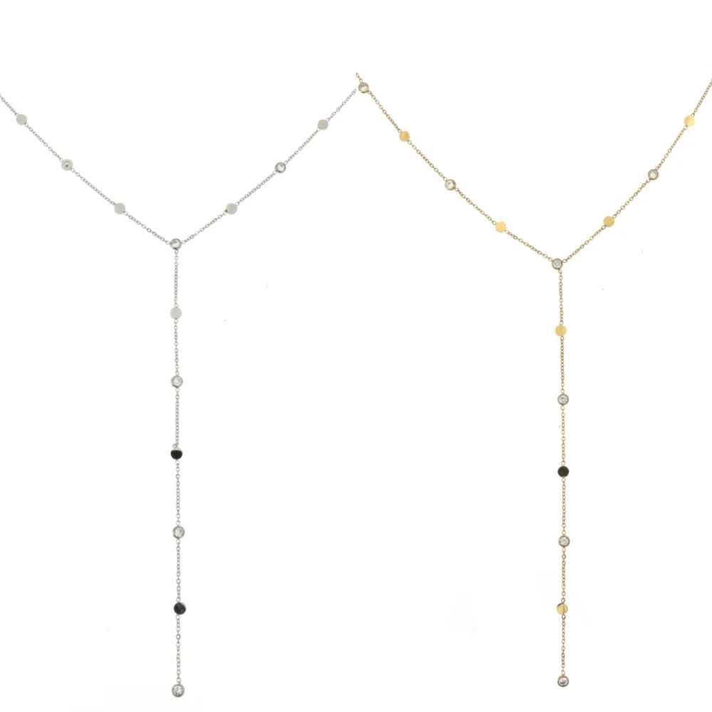 CAC-P.luce Pendente 5305 - Collana Corta in Acciaio_2