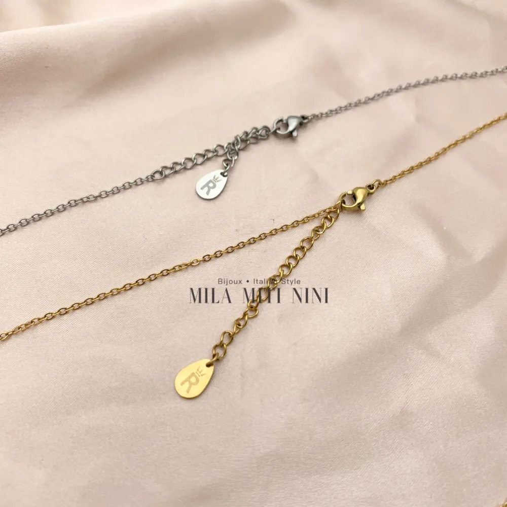 CAL413-1543-Iniziale ARGENTO-Collana Lunga in Acciaio_11