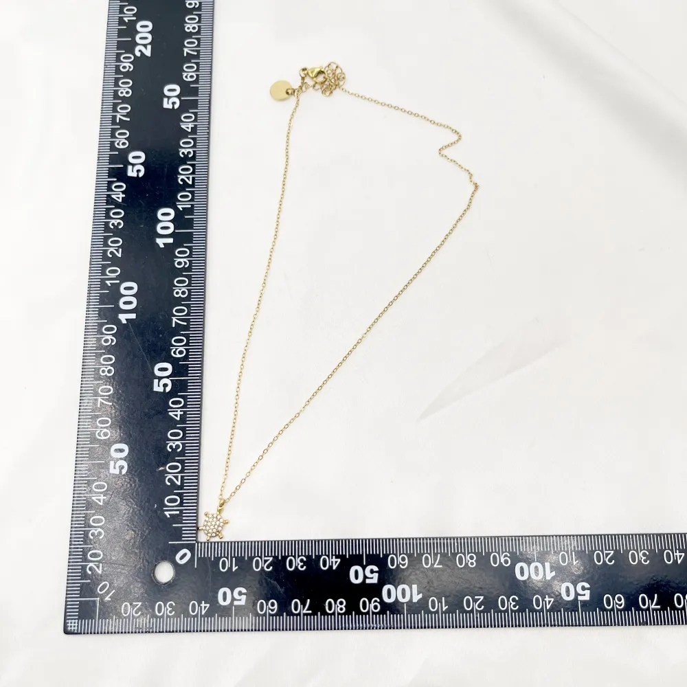 Tartaruga -Collana Corta in Acciaio - CL-795-10538