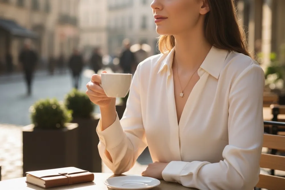 Tartaruga -Collana Corta in Acciaio - CL-795-10538