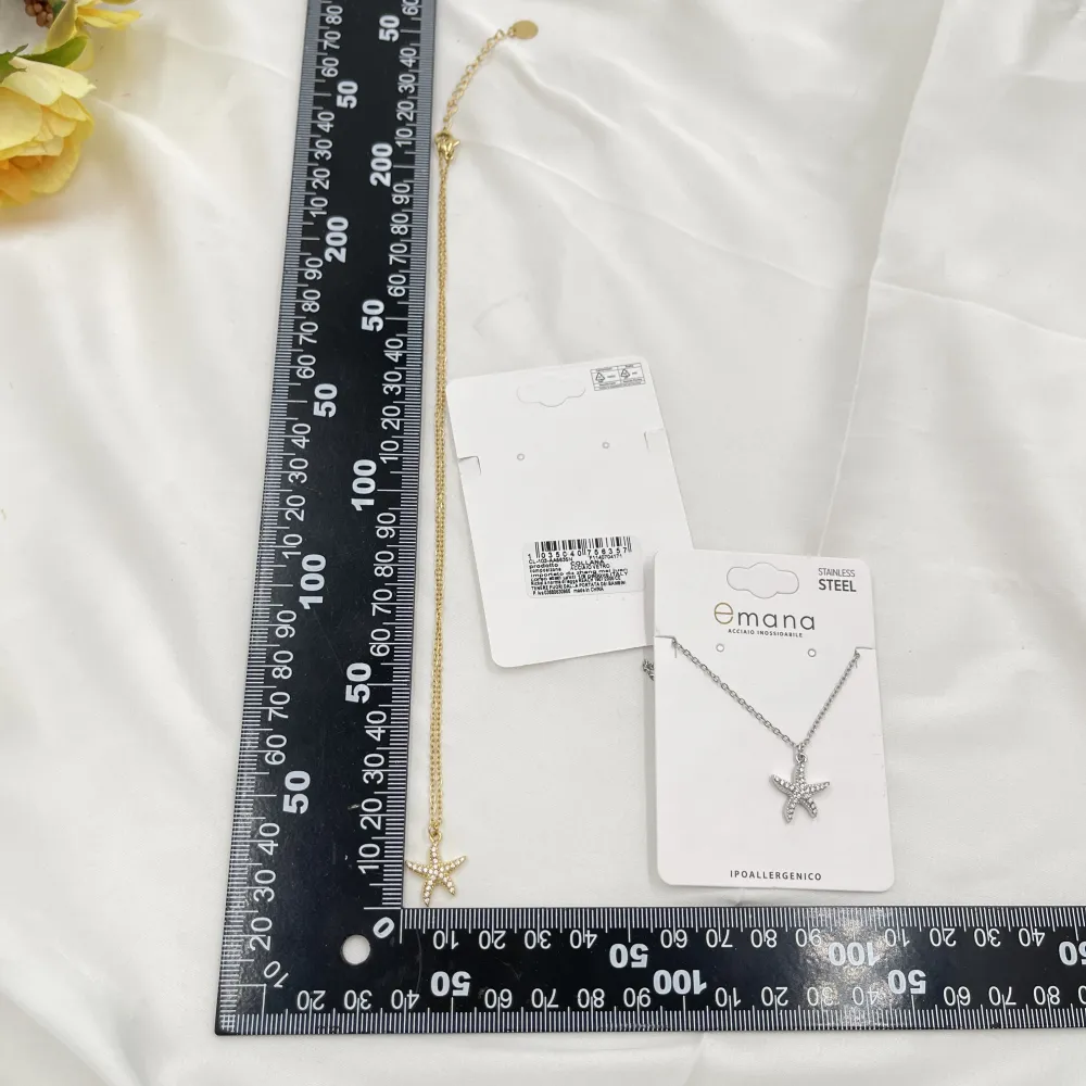 Stella Marina -Collana Corta in Acciaio - CL-103-AA5635N