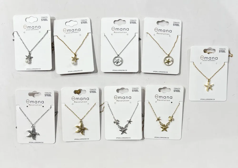 Stella Marina -Collana Corta in Acciaio - CL-795-10603