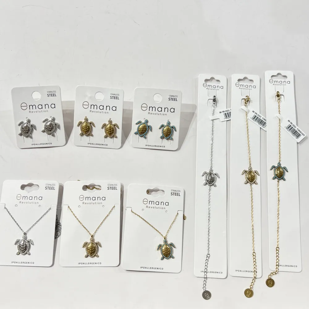 Tartaruga -Collana Corta in Acciaio - CL-795-10627