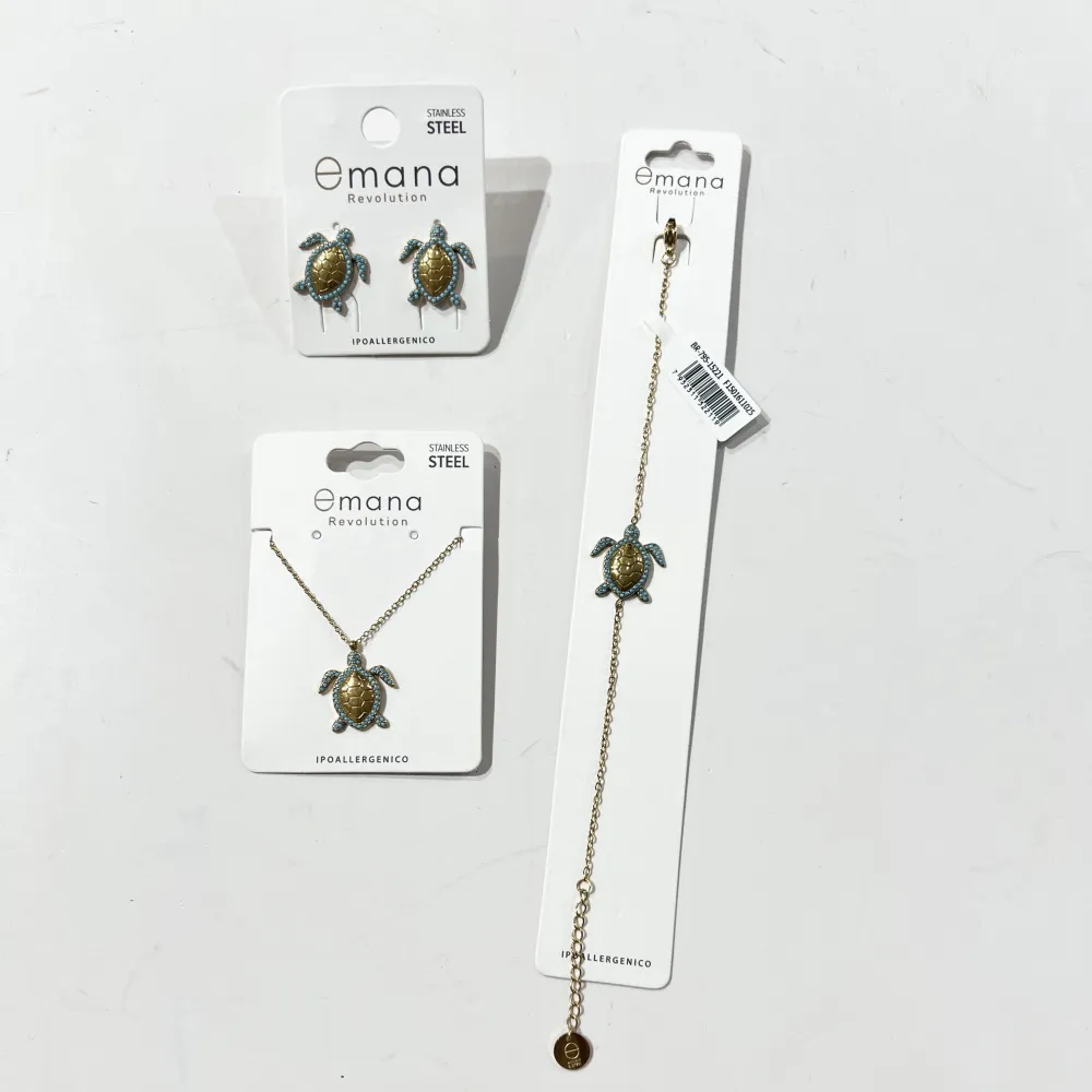 Tartaruga -Collana Corta in Acciaio - CL-795-10627