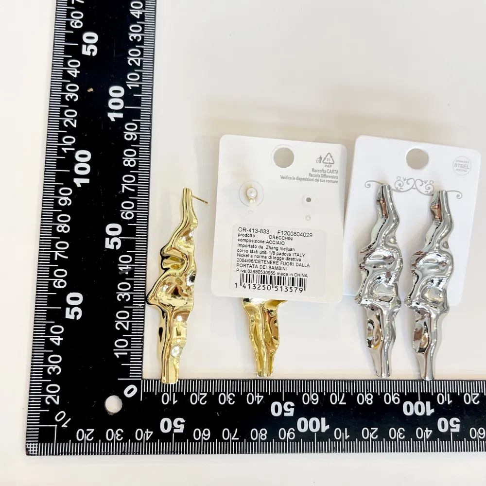 Alien - Orecchini Moda in Acciaio -Orecchini in Acciaio - OR-413-833