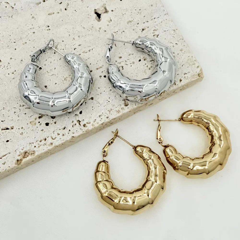 Cerchio-Orecchini in Acciaio - OR-103-AA6538E