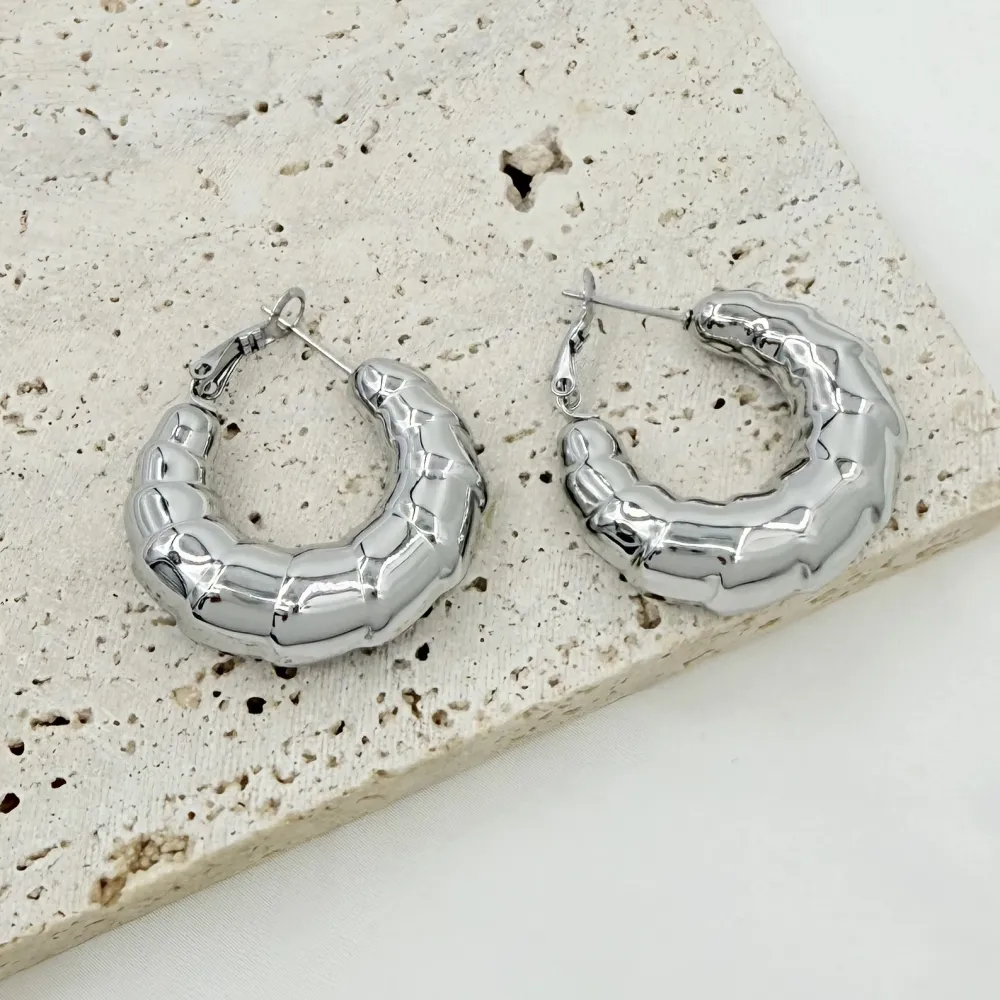 Cerchio-Orecchini in Acciaio - OR-103-AA6538E