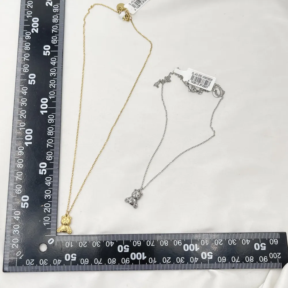 Orsetto-Collana Corta in Acciaio - CL-413-3732