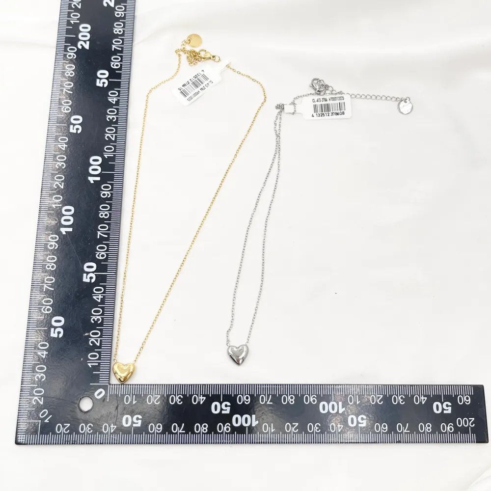 Cuore -Collana Corta in Acciaio - CL-413-3731