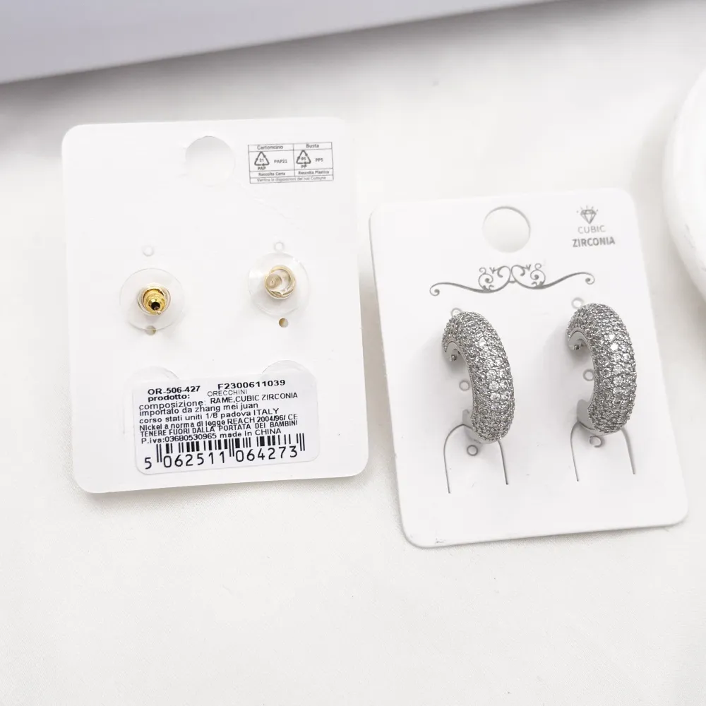 Cerchio-Orecchini con Cubic Zirconia - OR-506-427