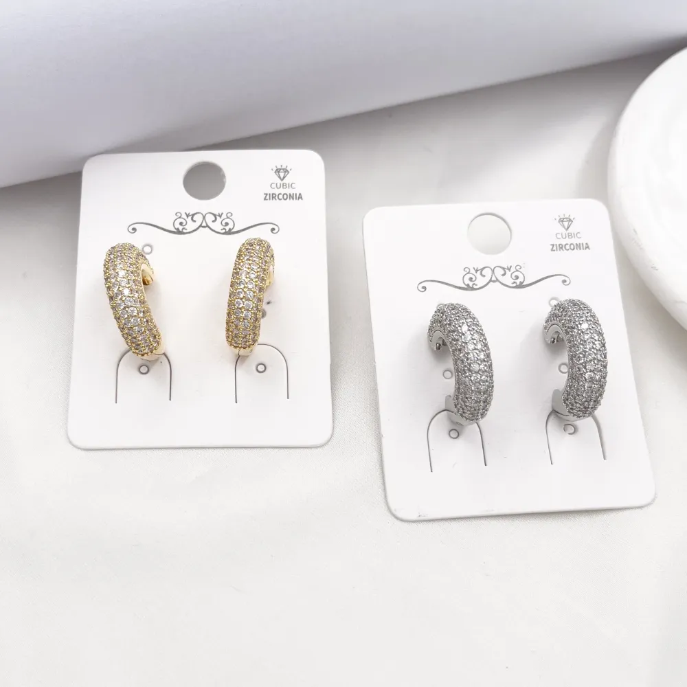 Cerchio-Orecchini con Cubic Zirconia - OR-506-427