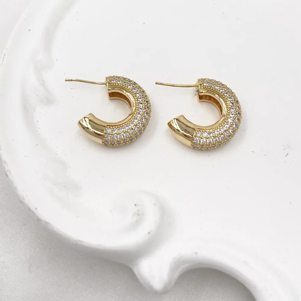 Cerchio-Orecchini con Cubic Zirconia - OR-506-427