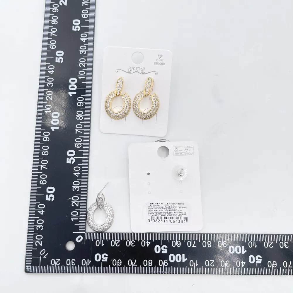 Cerchio-Orecchini con Cubic Zirconia - OR-506-433