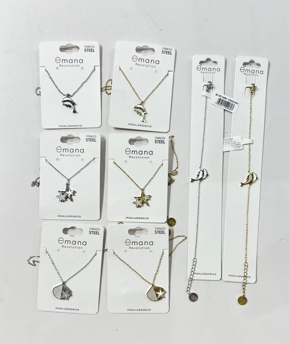 Delfino-Collana Corta in Acciaio - CL-795-10614 s