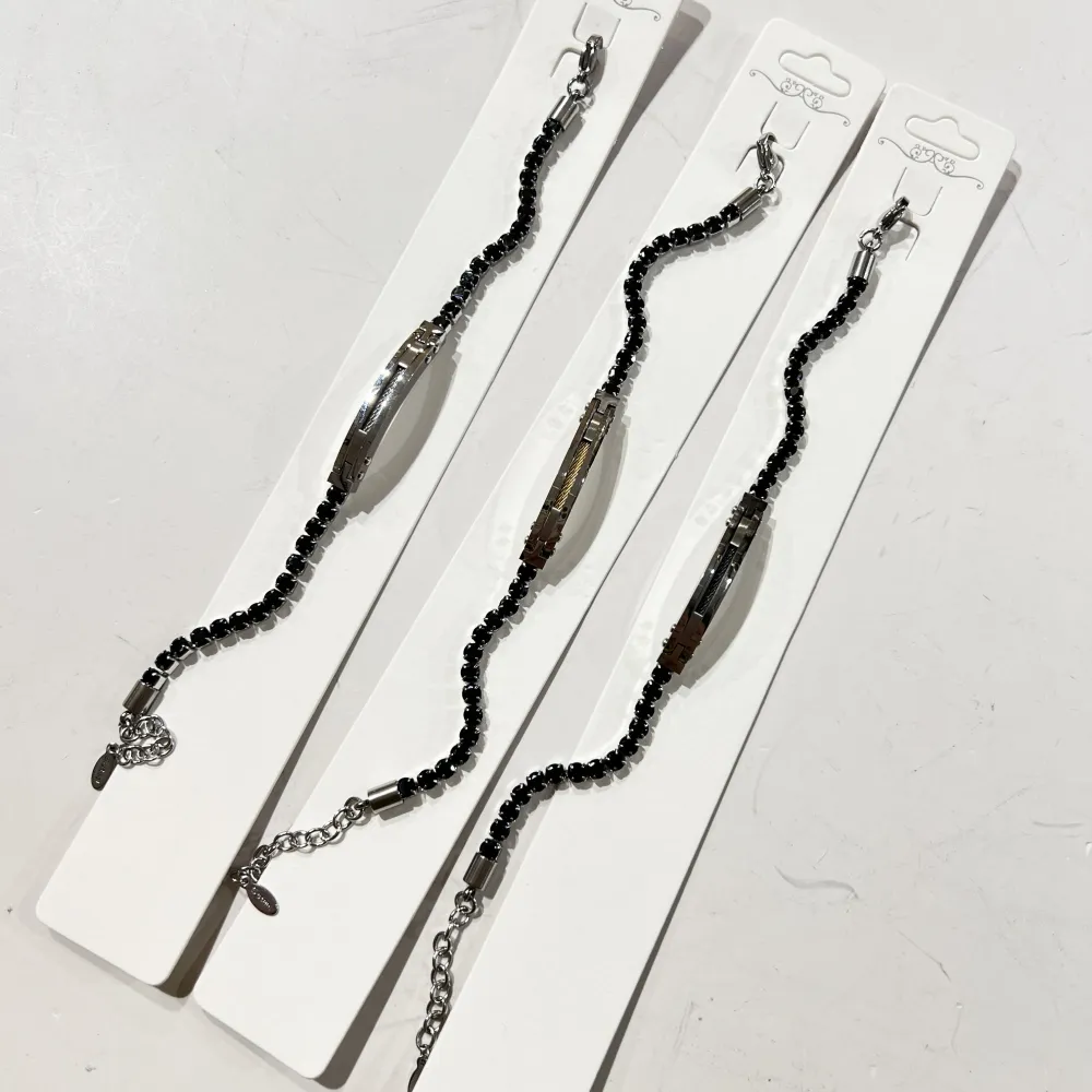 corda metallica -Bracciale Uomo in Acciaio - BR-775-44