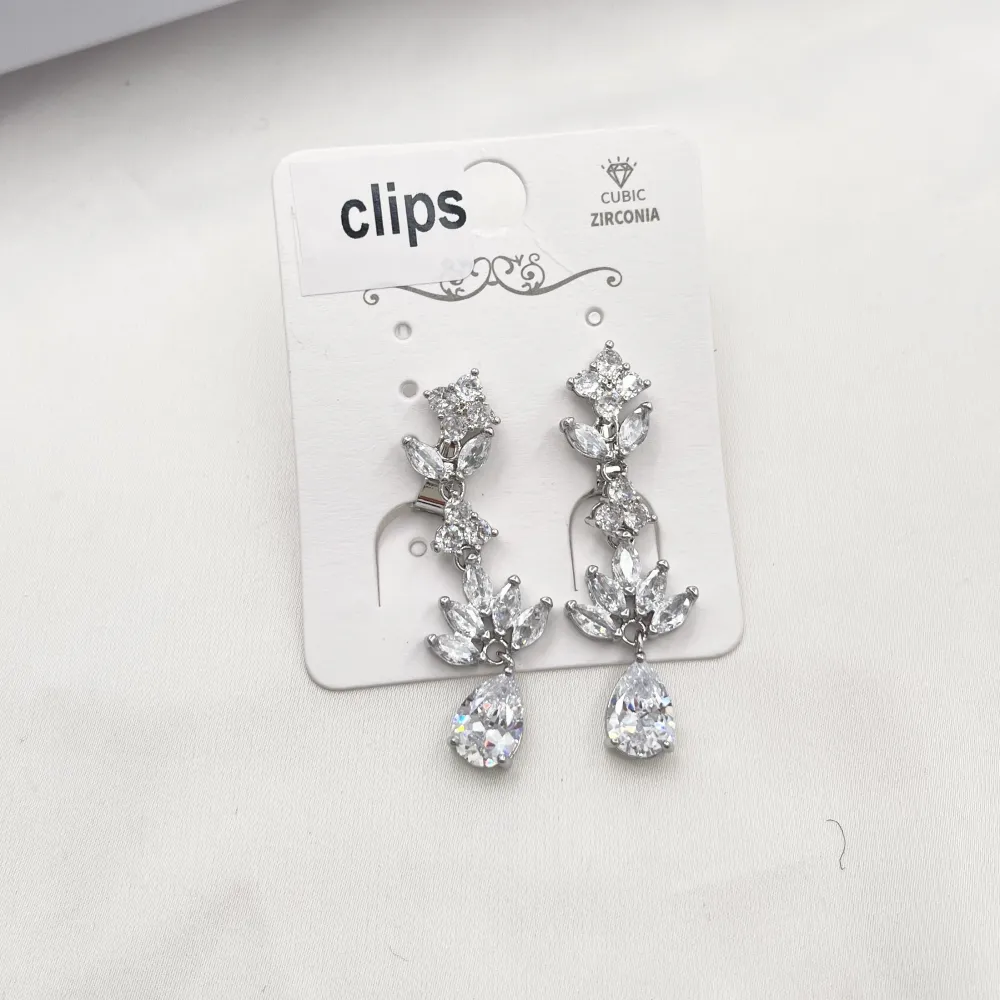 Pendente con Goccia-Orecchini a Clip - OR-506-416J