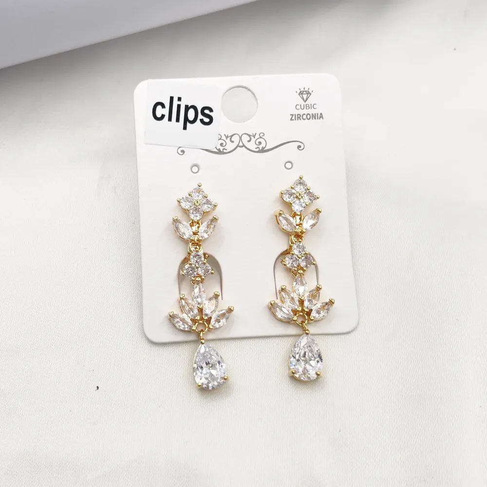 Pendente con Goccia-Orecchini a Clip - OR-506-416J