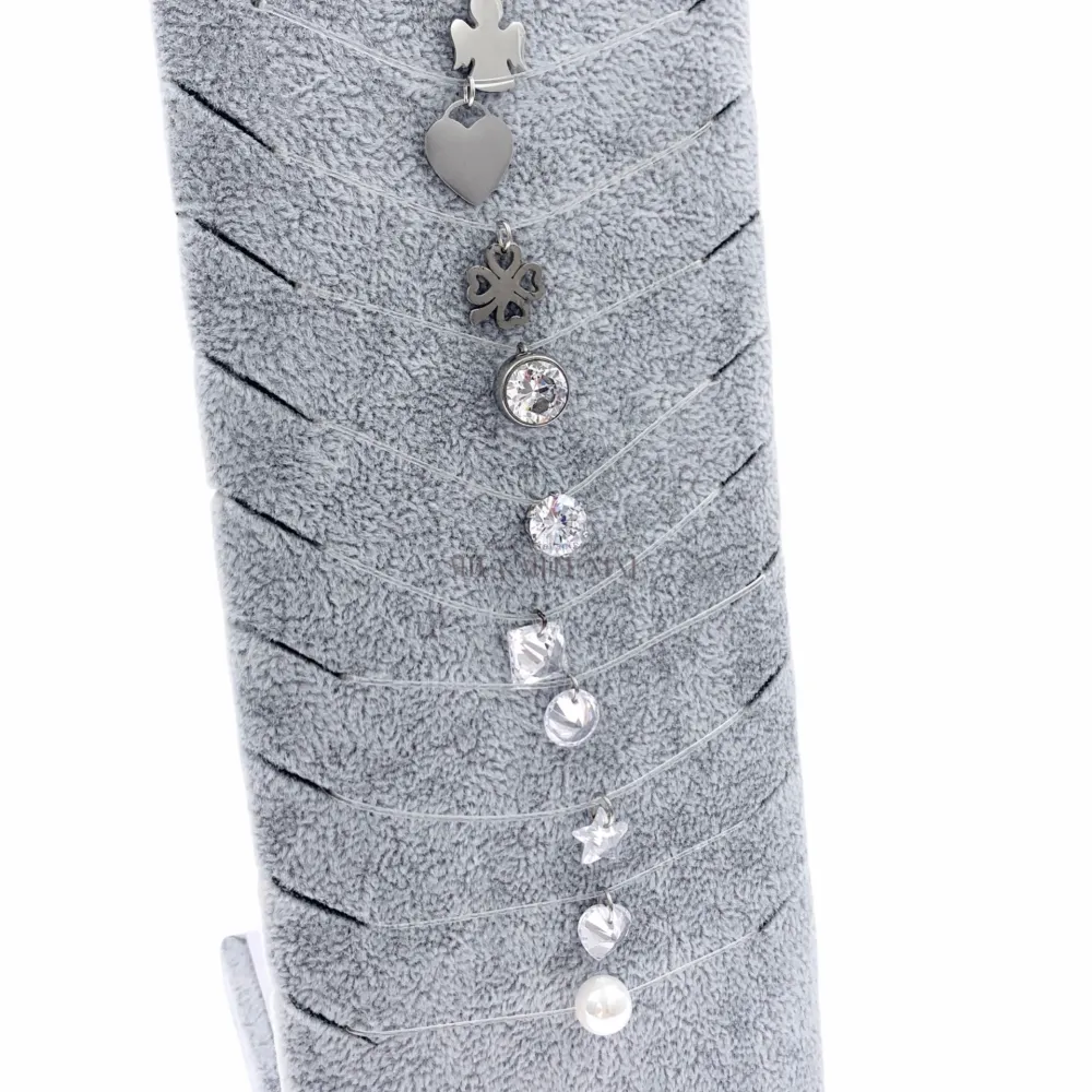 CPA413-02-Fantasmino Misto - 12Pz Collane in Acciaio_2