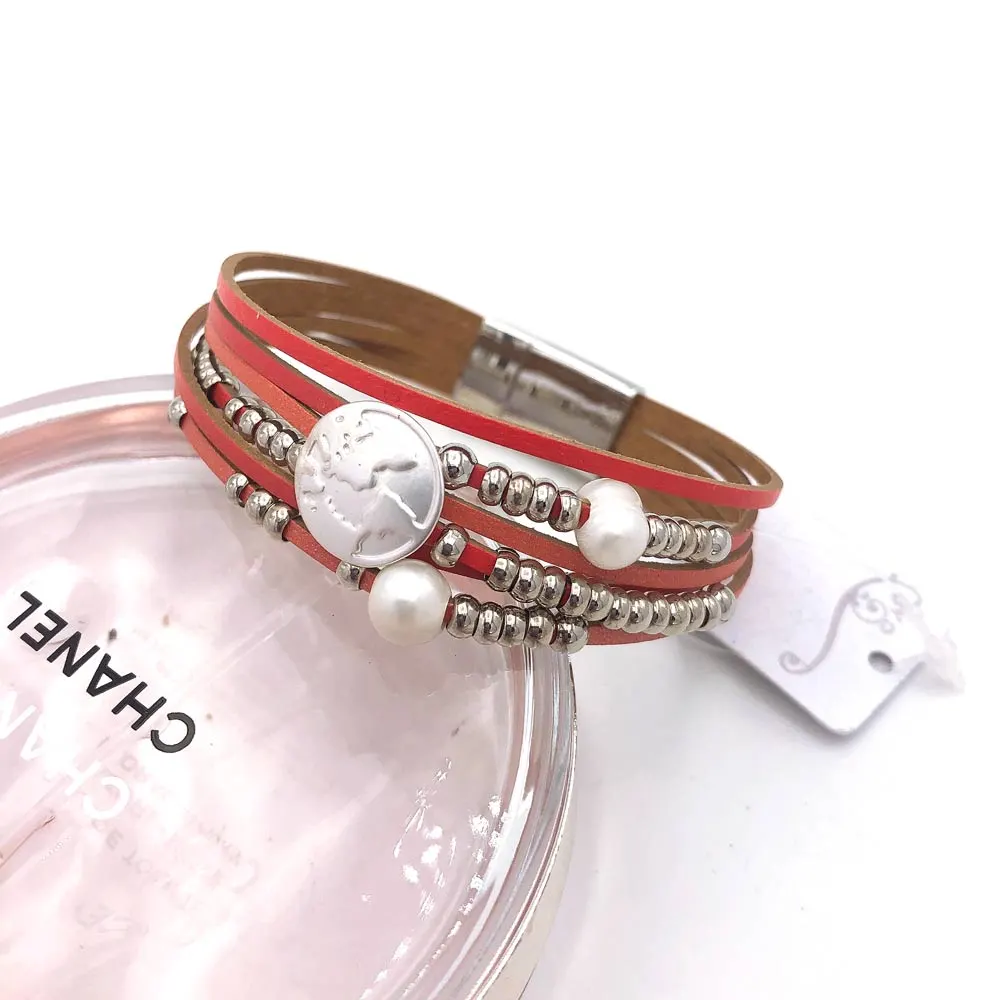 Cuoio lega fenicottero cactus - 6 pz 8795_2