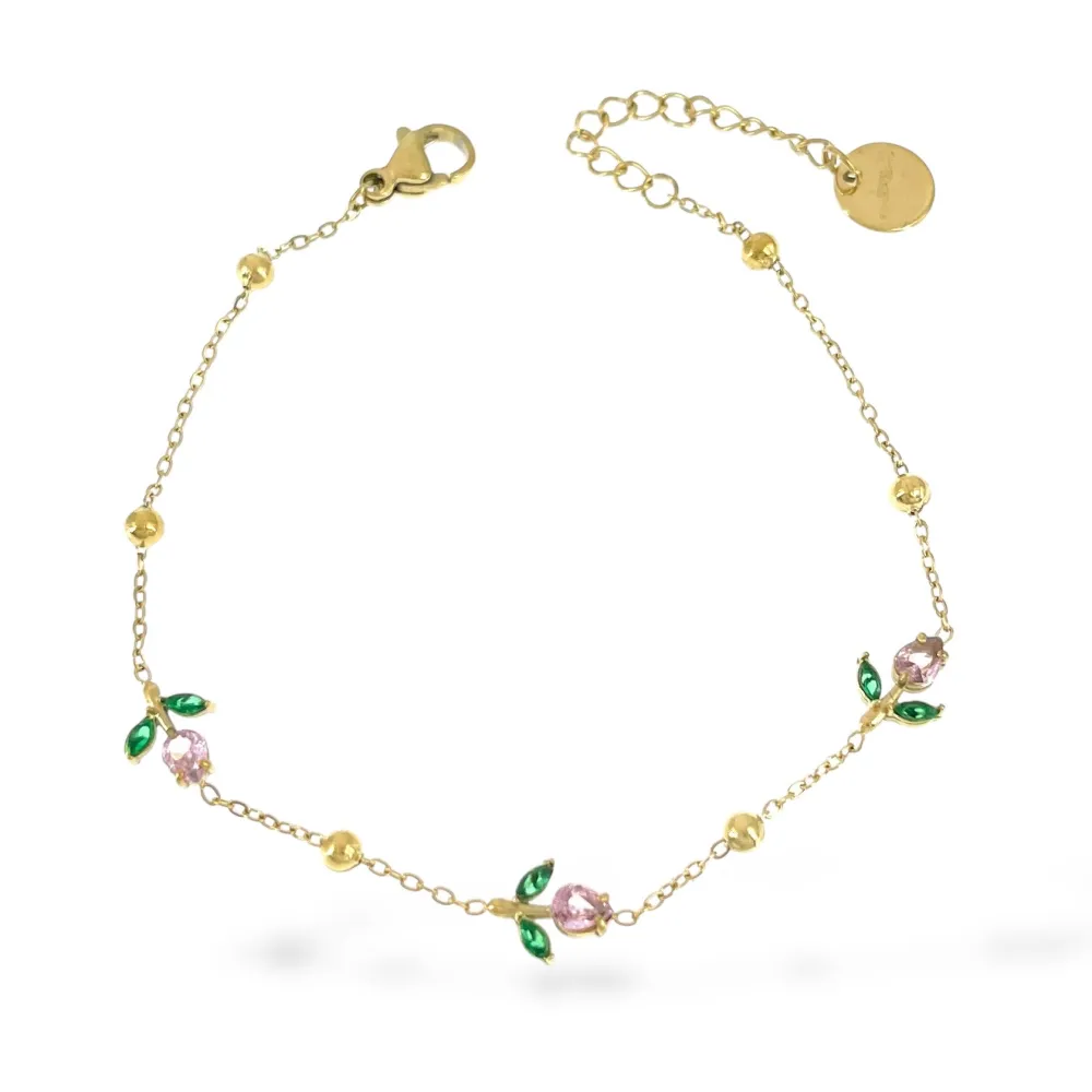 Tulipano Mix-12 Pz Bracciali in Acciaio con Chiusura - BR-413-3281