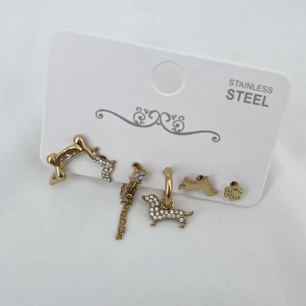Cane- Set Orecchini 6 Pz - OR-795-19748