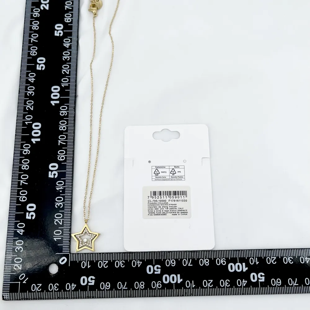 Stella-Collana Corta in Acciaio - CL-795-10590