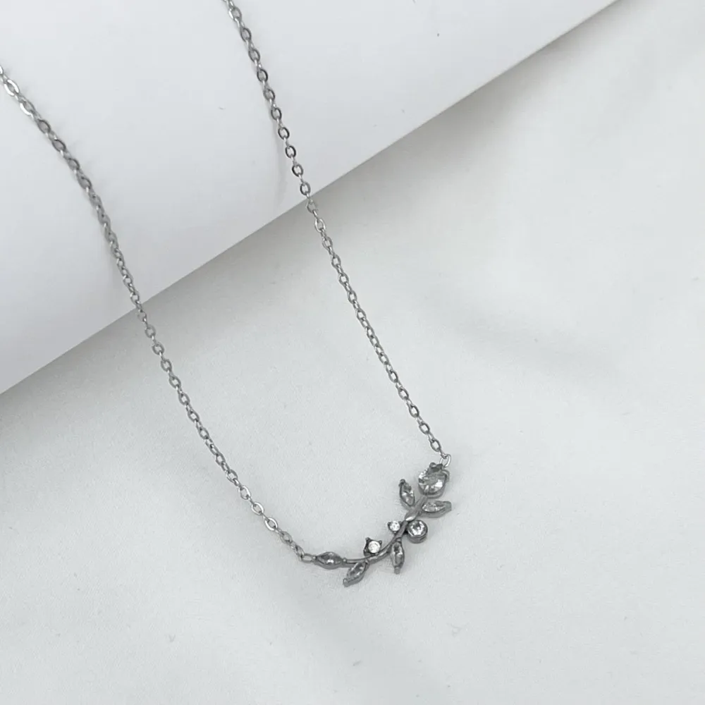 Tulipano -Collana Girocollo in Acciaio - CAC-795-10607