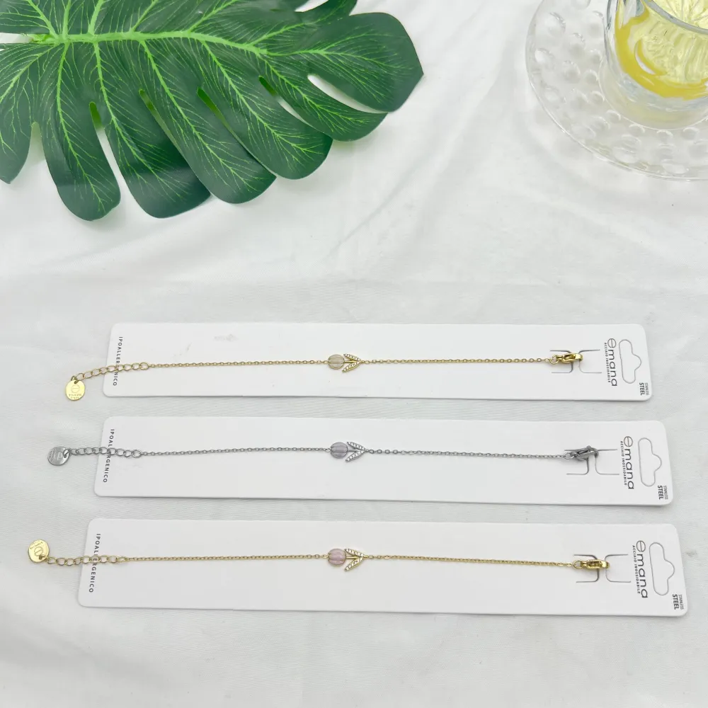 Tulipano-Bracciale in Acciaio - BR-103-AA7185B