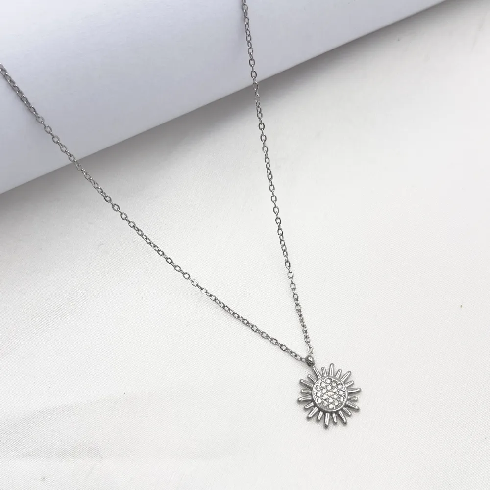 Sole-Collana Corta in Acciaio - CL-795-10537