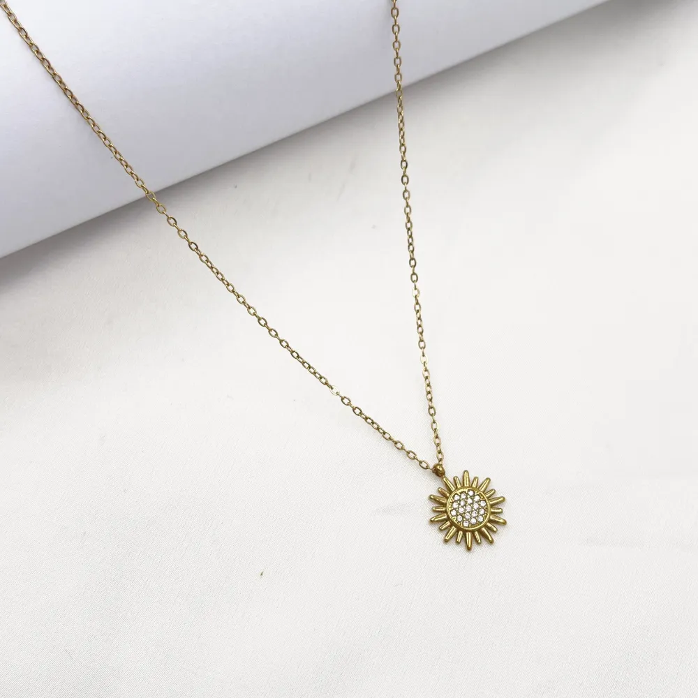 Sole-Collana Corta in Acciaio - CL-795-10537