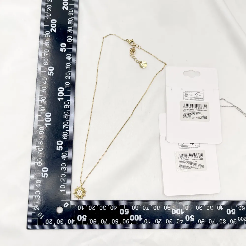 Sole-Collana Corta in Acciaio - CL-795-10537