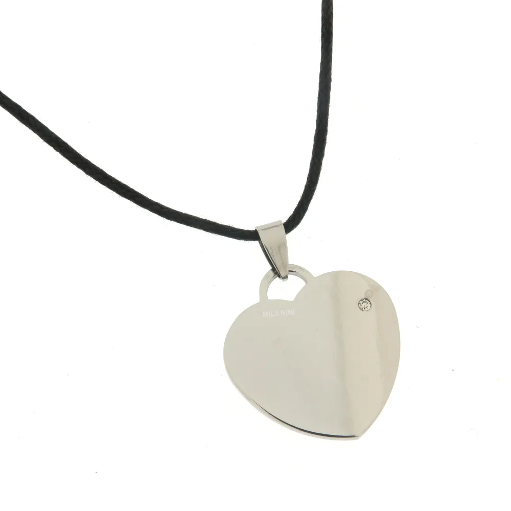 Cuore P.luce- Collana Corta Unisex_Acciaio_2