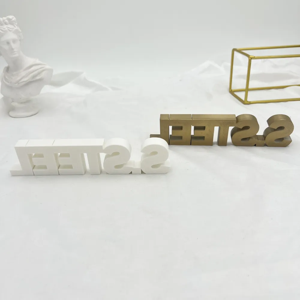 Scritta S.STEEL (stampato 3D) - Scritta S.STEEL