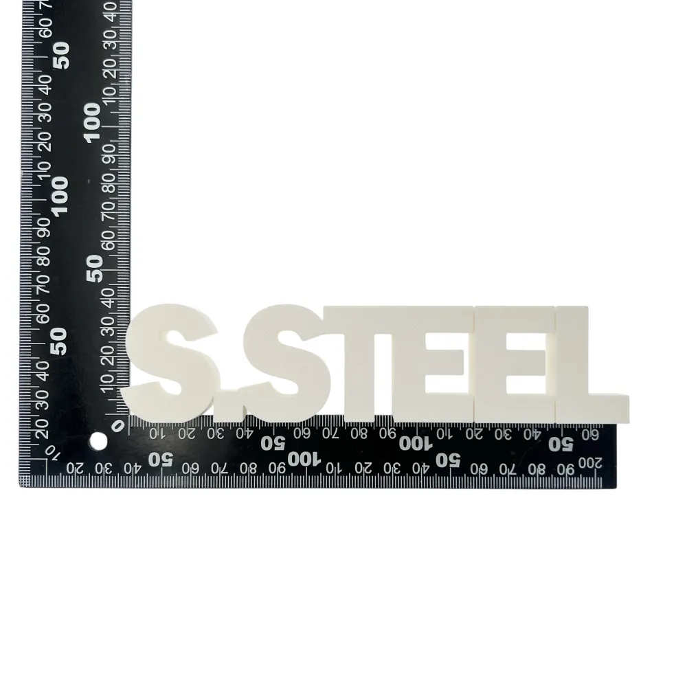 Scritta S.STEEL (stampato 3D) - Scritta S.STEEL