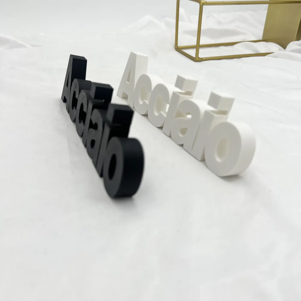 Scritta ACCIAIO (stampante 3D) - Scritta ACCIAIO