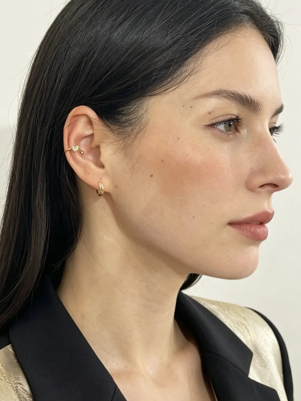 Cuore - Earcuff in acciaio - OR-103-AA6960