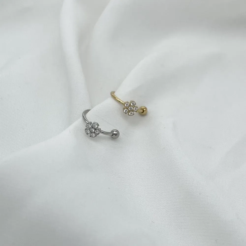 Fiore - Earcuff in acciaio - OR-103-AA6956