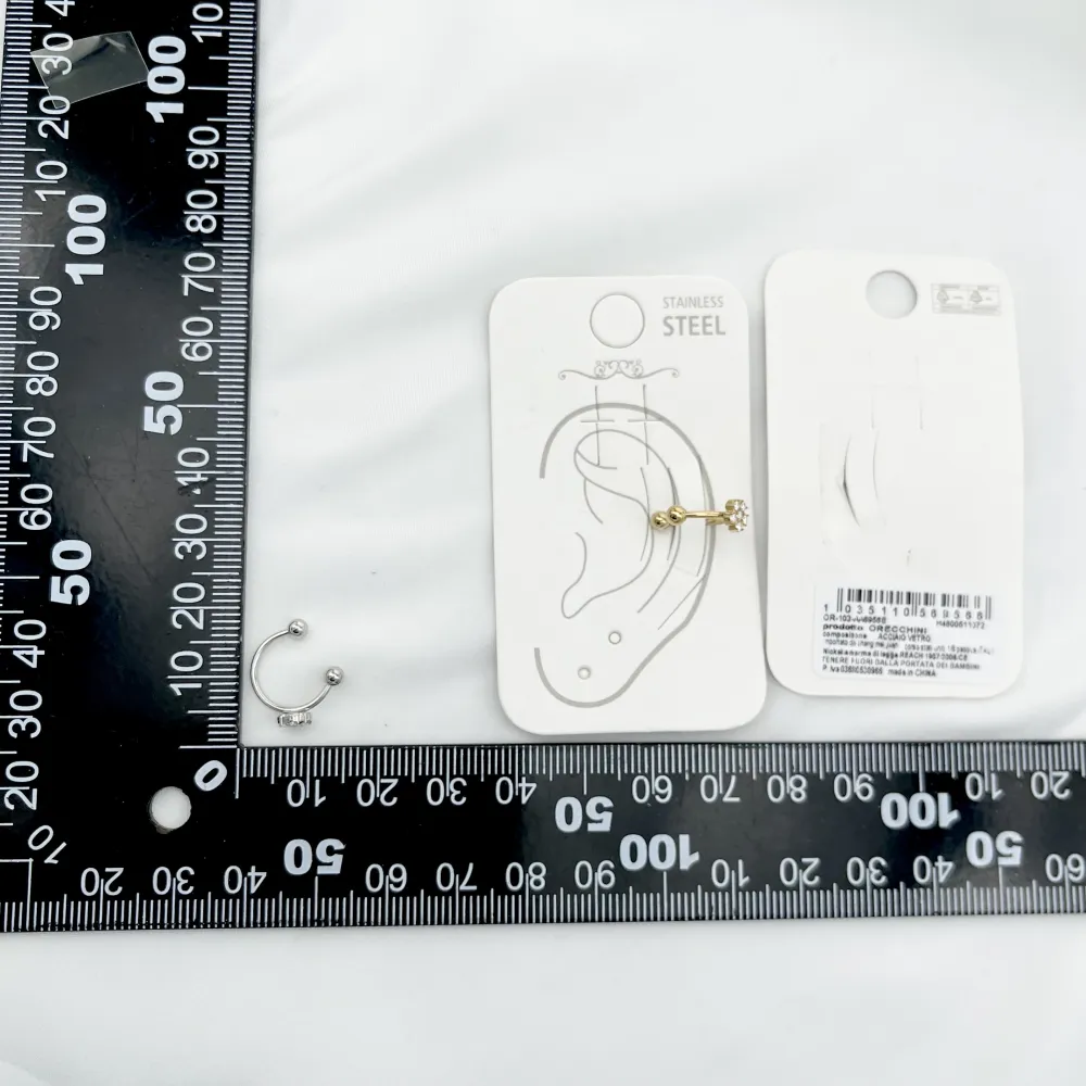 Fiore - Earcuff in acciaio - OR-103-AA6956