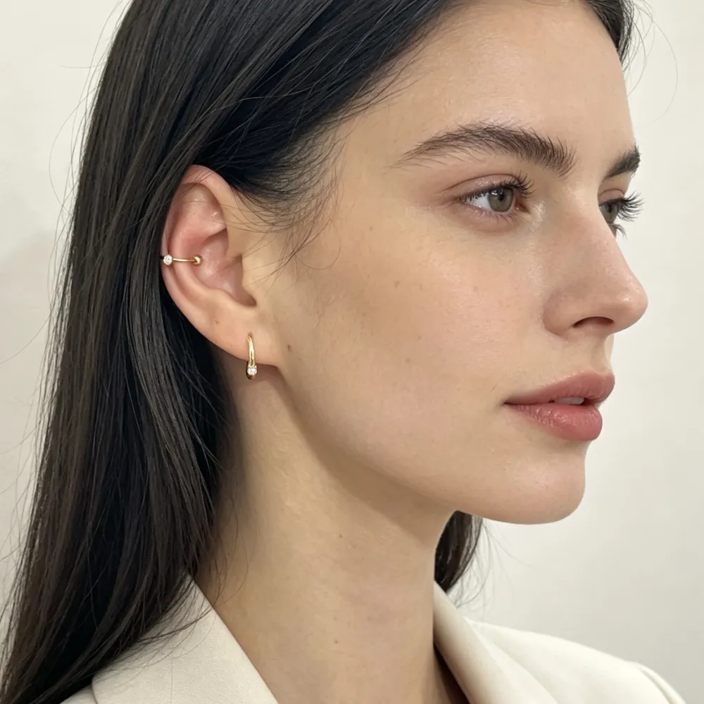 Punto luce - Earcuff in acciaio - OR-103-AA6954
