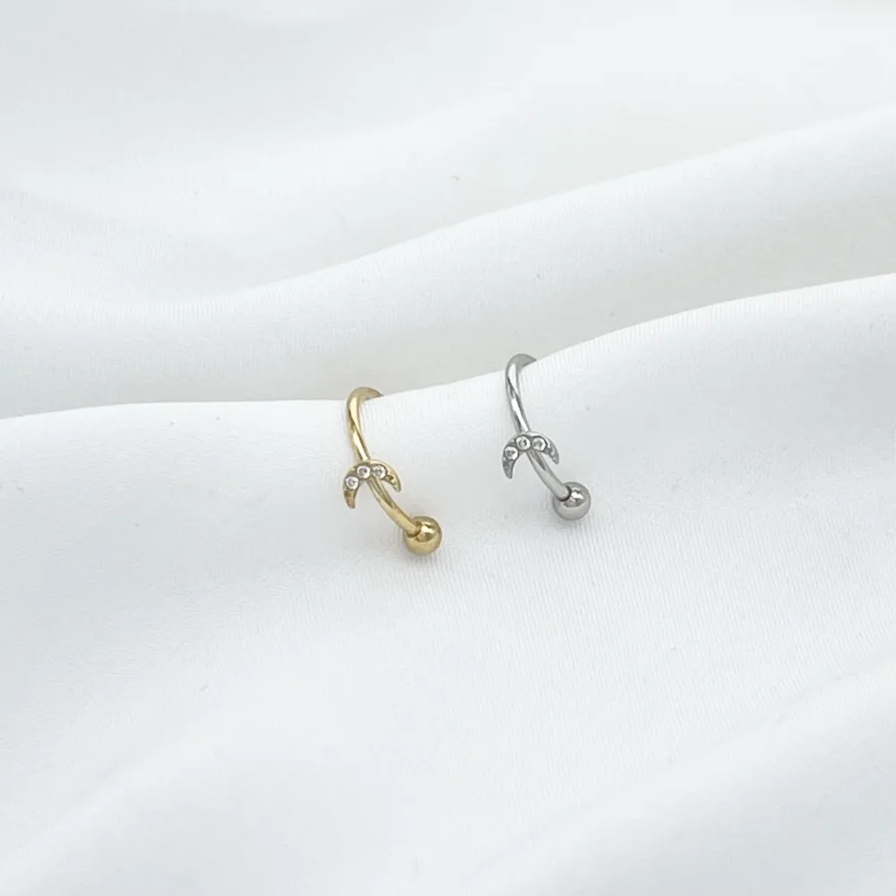 Luna - Earcuff in acciaio - OR-103-AA6957