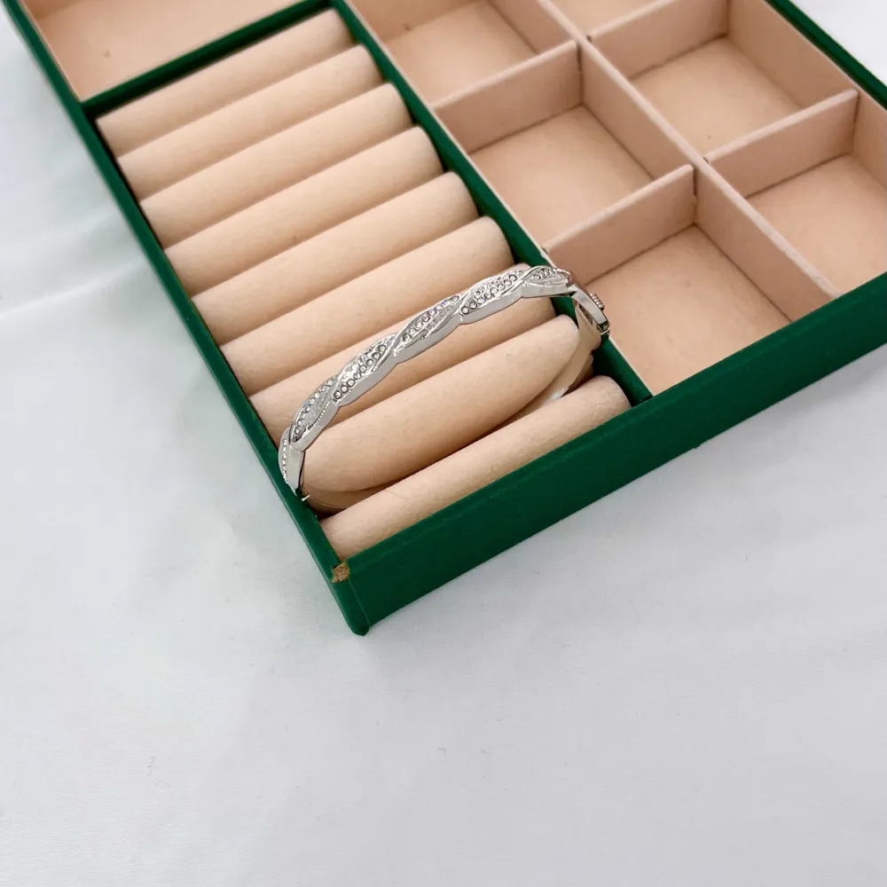 Treccia-Bracciale Rigido in Acciaio - BR-413-3162