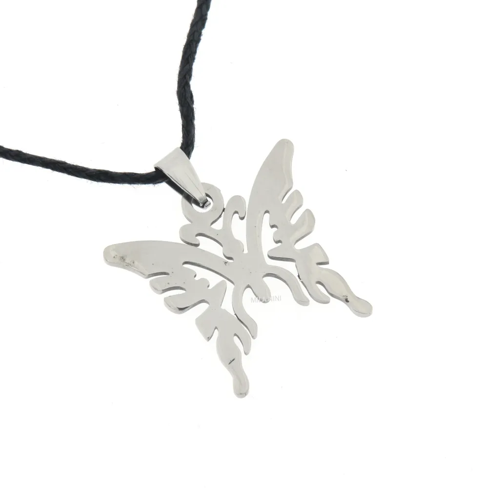 Farfalla - Collana Corta Unisex_Acciaio_2