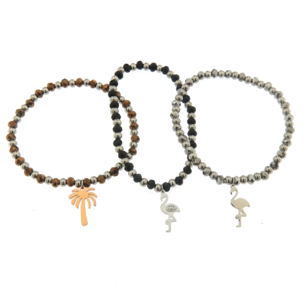 Fenicottero - Bracciale Tris Acciaio_MIX_1